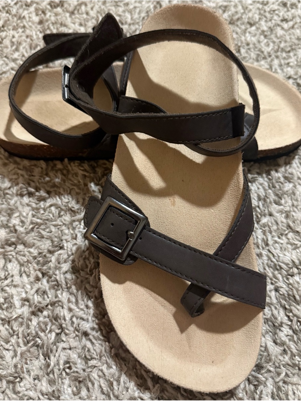 Women Minerva Molded Footbed EVA Sole Criss Cross Strap Boho Slide - Picture 4 of 5